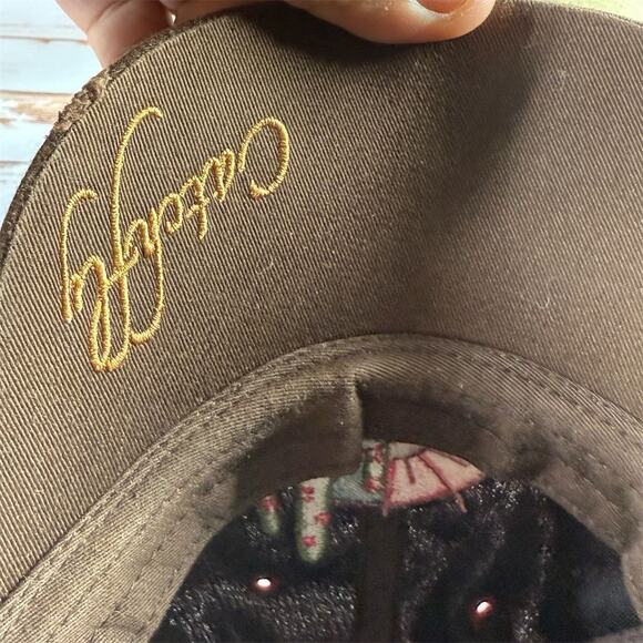 Catchfly Unisex Velvet Cactus Embroidered Snapback Cap Multicolor - Picture 5 of 6